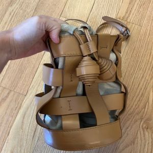 Mercedes Castillo Mancor Woven Leather Bag